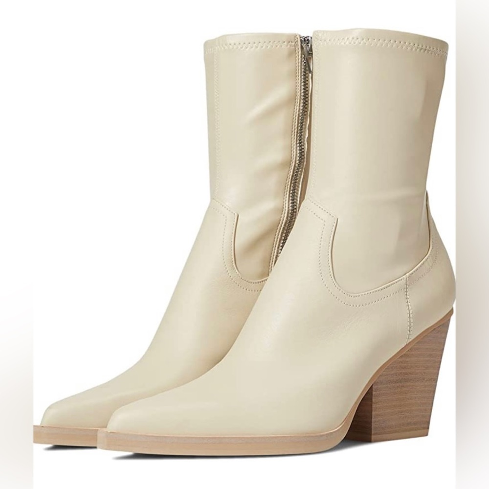 DOLCE VITA Boyd Sand Leather Booties Size 7 NEW